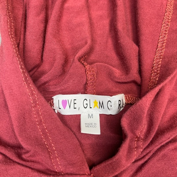 Love Glam Girl crop top hoodie - Picture 2 of 2